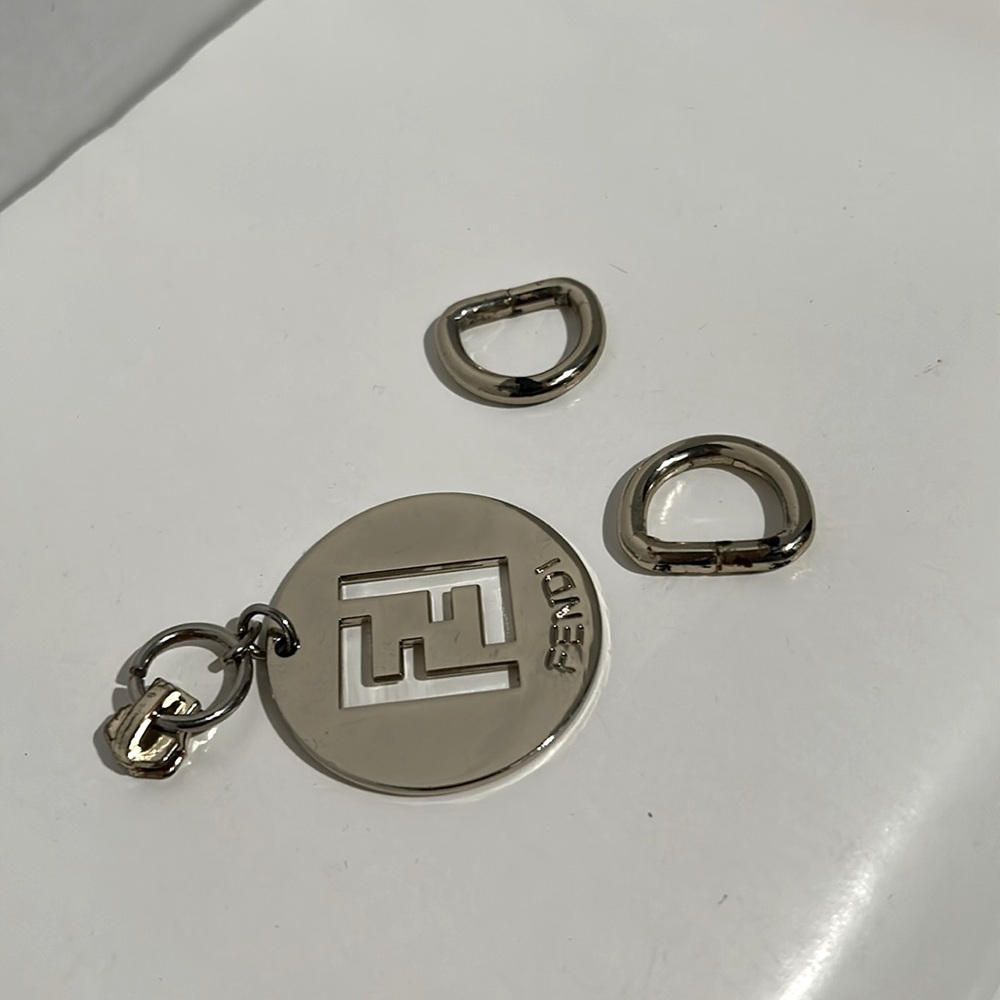 FENDI gold tone zipper hardware